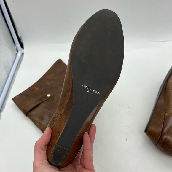 Steven By Steve Madden Women’s Inntense Brown Genuine Cognac Leather Boots - Picture 10 of 14